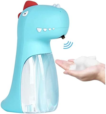 Deiovr מתקן סבון מקציף אוטומטי עם מוזיקה, מתקן סבון חמוד ללא מגע, 300 מל מתקן סבון אוטומטי נטען