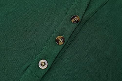 כפתור נשים 1 קפוצ'ונים עם צווארון V קפוצ'ונים בצבע אחיד כושר רופף מתאים לסווטשירט סווטשירט סווטשירט