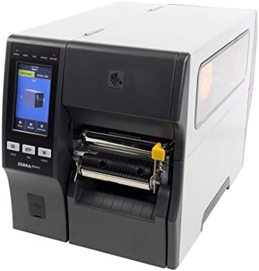 זברה זט411 העברה תרמית מדפסת תעשייתית 300 דפי הדפסה רוחב 4 אינץ 'תכונות סידורי, יו אס בי, אתרנט, ו בלוטות' אפשרויות