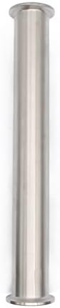 צינור סליל סניטרי 1.5 אינץ '304 עם קצוות מהדק, צינור עגול חלק עם 1.5 אינץ' תלת מהדק 50.5 מ מ מקורבות