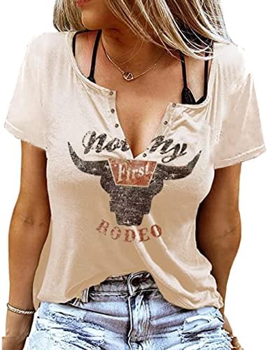 בציר לנווט גולגולת מערבי חולצה נשים וולן המדינה חולצות חמוד בוקרת גרפי קאובוי טיז