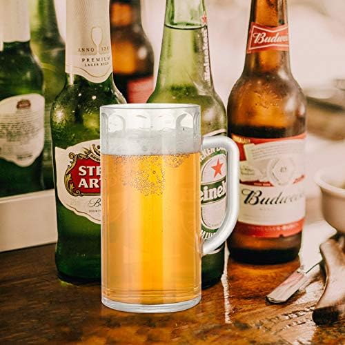 530 ליטר כוס אנטי-סתיו בירה כוס בירה קנקן עם ידית עבור בר מועדון, בירה מתנות לגברים