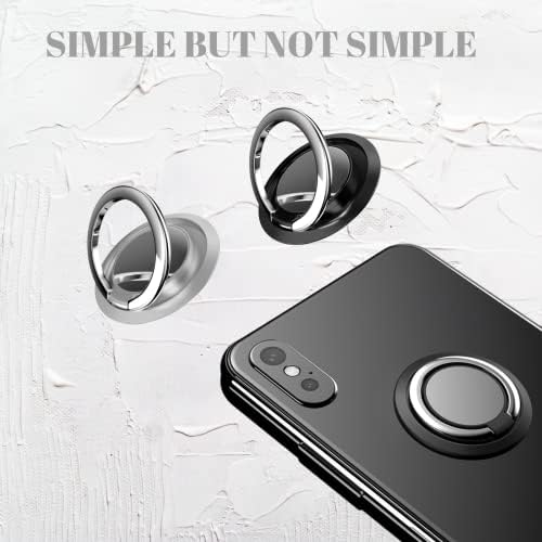 Meisuk טלפון מחזיק טבעת אצבע עילון, מחזיק טבעת טלפון סלולרי אצבע אחיזה 360 מעלות סיבוב, מחזיק טבעת אצבע