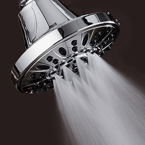 אקוודנס פרימיום גבוהה לחץ 6-הגדרת 4-אינץ מקלחת ראש האולטימטיבי מקלחת ספא ניסיון! באופן רשמי נבדק באופן עצמאי כדי
