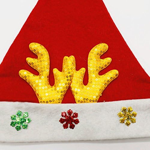 חג המולד קישוטי בלינג סקינס חג המולד כובע נוח קרן צבי כובע בארה ' ב עבור החג שמח קישוט