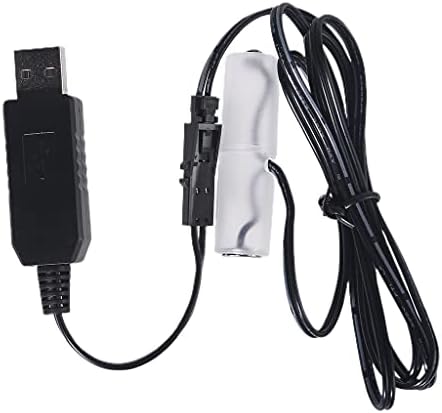 חתיכת מיומנים USB לסוללות AA כבל חיסול, 1-4X 1.5 וולט AA סוללות עבור זקן גוזם מברשת שיניים איפור