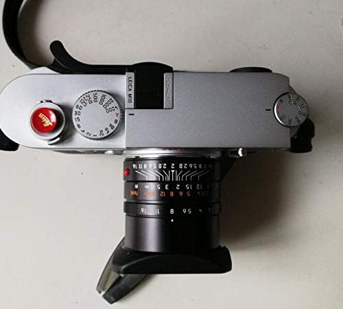 Jfoto m10b-g אגודל Up Up Grip המיועד ל- Leica M10 איזון טוב יותר ונוחות אחיזה, מצלמה אחיזה יד מתכתית שחורה,