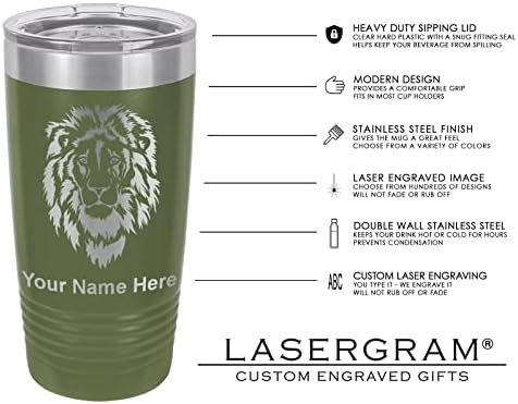 Lasergram 20oz ספל כוסות מבודד ואקום, טכנולוג כירורגי, חריטה בהתאמה אישית כללה