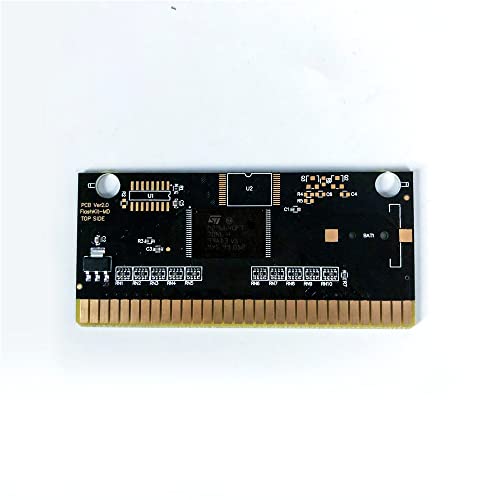 Aditi Thunder Fox - USA Label FlashKit MD Electroless Card Gold PCB עבור Sega Genesis