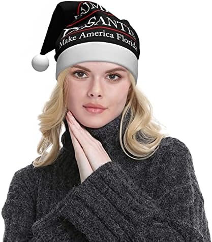 טראמפ להפוך אמריקה פלורידה חג המולד כובע גברים של אישה ביצועים כובע יוניסקס חג המולד חג כובע לחג המפלגה