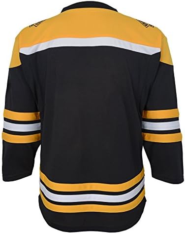 נוער חיצוני נוער NHL העתק הקבוצה הביתית ג'רזי בוסטון ברוינס, שחור/צהוב, גדול