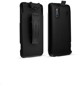 כיסוי Snap-On Technocel עם HTC EVO Design 4G & Hero S, Black