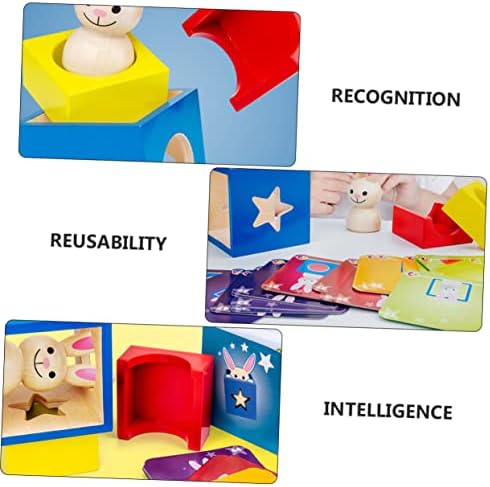 צעצוע של צעצוע 1 צעצועים קופסת ארנב צעצועים לתינוקות צעצוע תינוק צעצוע עץ צעצועים מצוירים
