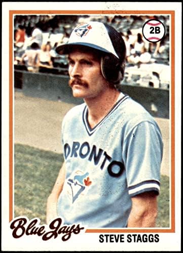 1978 Topps 521 Steve Staggs Toronto Blue Jays NM/MT Blue Jays