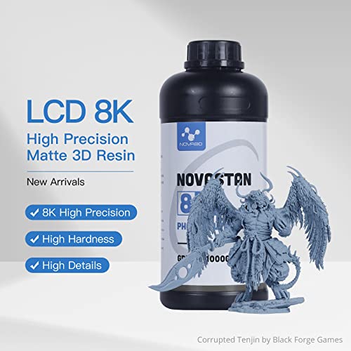 NOVA3D 8K Matte 3D שרף ריח נמוך 405NM מדפסת שרף UV ריפוי שרף סטנדרטי למדפסת 3D LCD