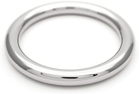 4 יחידות טבעת חזק מתכת מרותך טבעת מעגל לולאה אבזם עבור ארנק תיק צווארון עור קרפט סקוג