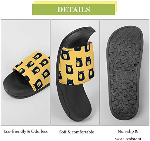 לשאת על יוניסקס צהוב PVC סנדל סנדל בוהן פתוחה נעלי בית לנשים גברים