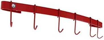 סגר, אדום בעבודת יד בגודל 24 אינץ 'מעוקל קיר קיר קיר