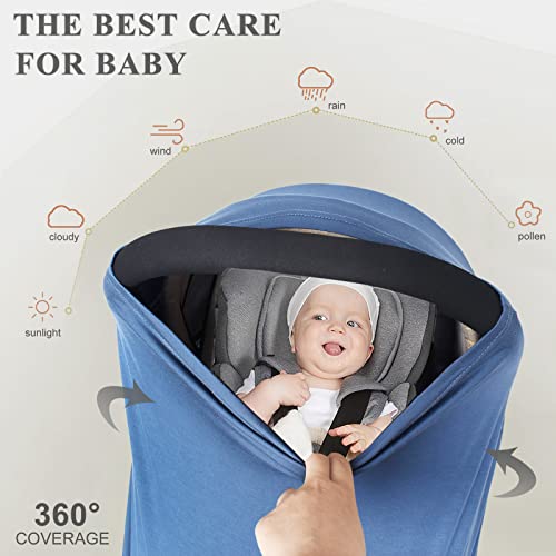 כיסוי מושב לרכב לתינוקות כיסוי מושב רכב לתינוקות, כיסוי הנקה סיעודי רב-שימושי, כיסוי טיולון לתינוקות