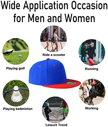 רגיל הילוך קלאסי שטוח ביל כובעים עבור גברים & מגבר; נשים הצמד בחזרה שולי כובע-ריק הצמד בחזרה שני טון צבע עם הצמד