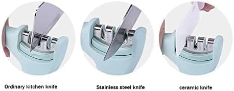 4-ב-1 מטבח סכין אבזרים: 3-שלב סכין מחדד עוזר תיקון, לשחזר, פולני להבים