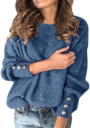 סוודרים סוודרים סוודר צוואר עגול מחליק כתף אחיזה בצבע אחיד אופנה מזדמנת חזה סתיו וסוודר חורף עליון
