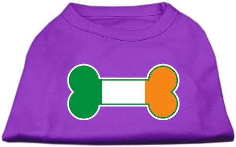 דגל עצם אירלנד חולצת הדפסת מסך סגול LG