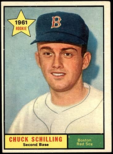 1961 Topps 499 Chuck Schilling Boston Red Sox Ex Red Sox