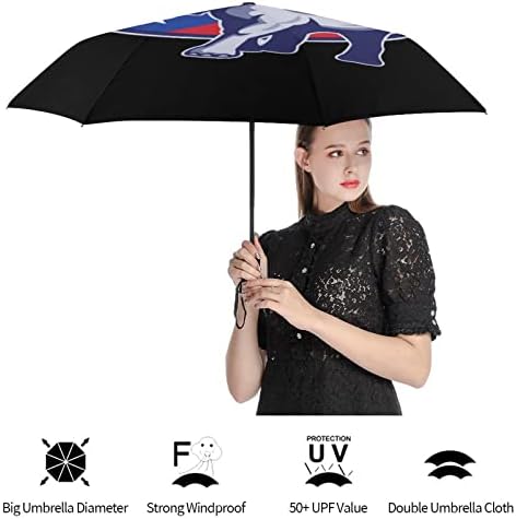 פילים ארהב דגל נסיעות מטרייה עמיד לרוח קומפקטי אוטומטי פתוח קרוב מתקפל מטרייה עבור גברים נשים