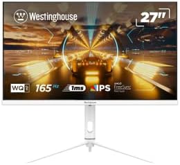ווסטינגהאוס צג משחק 27 אינץ 'עם קצב רענון של 165 הרץ, 1440p מלא HD LED LED IP
