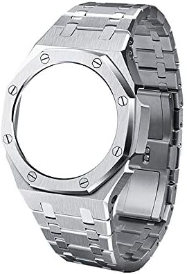 הונטאו גה2100 3 44 ממ כל נירוסטה שעון לוח רצועת החלפת אביזרי גברים של שעונים גה-2100/גה-2110/גה-ב2100
