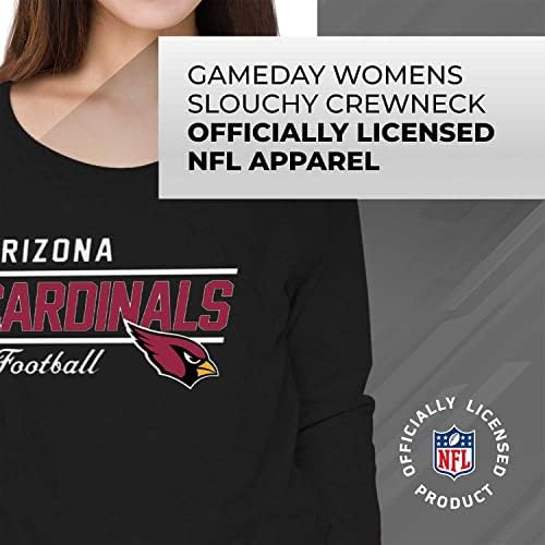 NFL Womens Crew צוואר קל משקל, בגדי ביגוד, סוודר צווארון Raglan Raglan לנשים לנשים