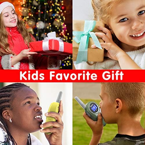 ילדים מכשירי קשר נטענת, 22 ערוצים מכשירי קשר לילדים, מתנות הטובות ביותר עבור ילדים צעצועי 3-12 שנים ישן בני