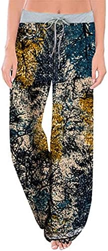 מסלול מכנסי טרנינג נשים פיג 'מה פאלאצו יוגה מודפס מכנסי קז' ואל קומפי מכנסיים נשים של מכנסיים נשים בגדים עבור