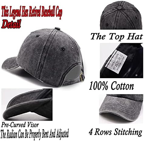 מצחיק פרישה מתנות עבור גברים ונשים, זה אגדה יש בדימוס בייסבול כובע