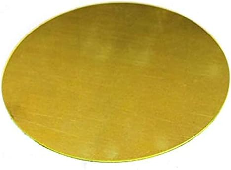 ייוואנגו פליז דיסק גיליון מעגל צלחת עגול עגול ח62 נחושת מתכת לחתוך חומרי גלם עובי 1.5 ממ, קוטר 150 ממ 1 יחידות