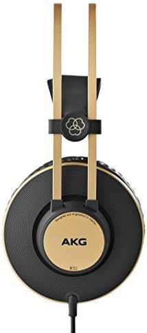 AKG Pro Audio K92 אוזן אוזניות סגורות, סטודיו, שחור זהב מט