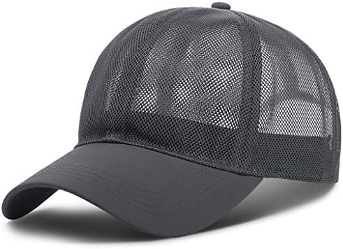 צבע אחיד יוניסקס כובע בייסבול אופנה רשת אופנה נושמת משקל קל פעיל פעילויות חיצוניות מהירות כובע טיולים