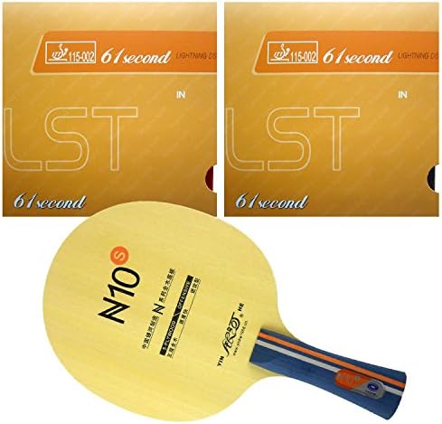 להב N10S Galaxy עם גומי LST 2x 61 שניות DS LST עבור שולחן טניס טניס שייק ארוך פלורידה