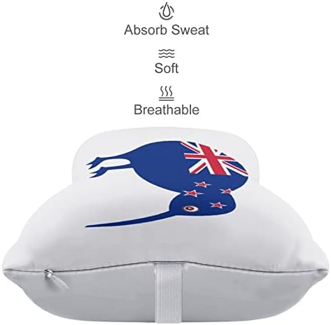 דגל ניו זילנד קיווי כריות צוואר מכונית קצף זיכרון כרית כרית ראש רכה מנוחה לנהיגה בכיסא משרד 2 2 חבילה