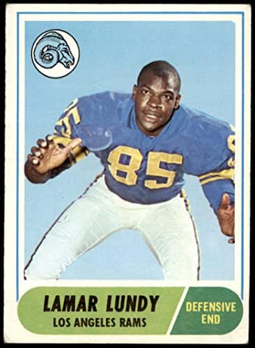 1968 Topps 80 Lamar Lundy Los Angeles Rams VG Rams Purdue