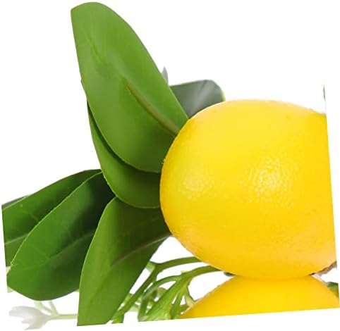 Besportble Imitation Lemon מפיות פו לימונים צמחים מלאכותיים קישוט לחתונה לימון מלאכותי מפית