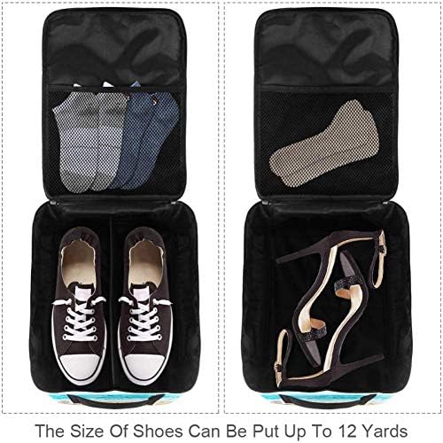 טיילת Tizorax עם פגזים קופסאות נעליים אחסון נעליים אבק אבק מעבה תיבת ארגון תיבת רב -פונקציונלית ניידת