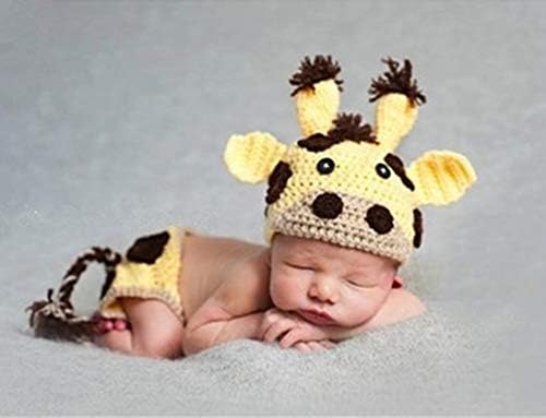 אבזרי צילום לתינוק שזה עתה נולד ילדה ילדה סרוגה סרוגה כובע בקר מכנסי צילום צילום תלבושות תלבושות