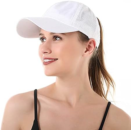 נשים קוקו בייסבול כובעי רשת מהיר יבש בייסבול כובע עם קוקו חור חיצוני ריצה ספורט נהג משאית כובע