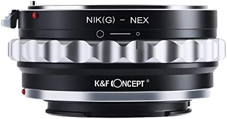 עדשת קונספט K&F מתאם הר תואם ל- Nikon G AF-S F AIS AI NIKKOR F MONT G-TYPE D/SLR עדשת SONY ALPHA E-MOUNT