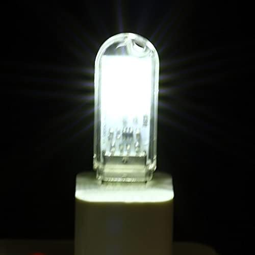 Patikil 6000-6500K מיני LED USB LED, 4 חבילות 0.5W מגע נייד מגע LED LED LED מקל מודול מנורה דק למקלדת