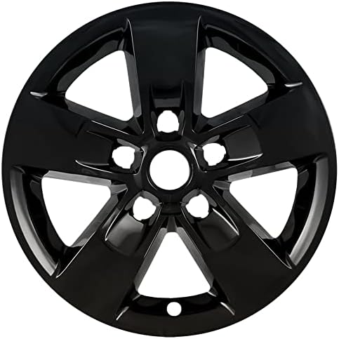 שדרג את עורות הגלגלים השחורים של ה- Auto 17 4 PC עבור דודג 'ראם 1500 2013-2019