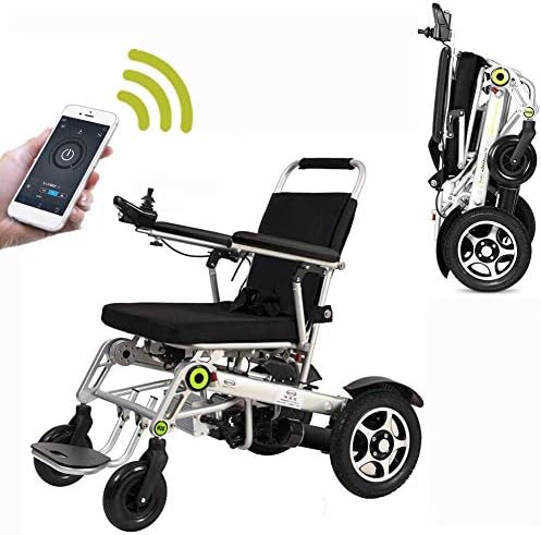 אופנה נייד כיסא גלגלים אוטומטי מתקפל סיוע רכב קשישים אינטליגנטי קומפקטי נייד קל משקל קטנוע משלוח התקנה