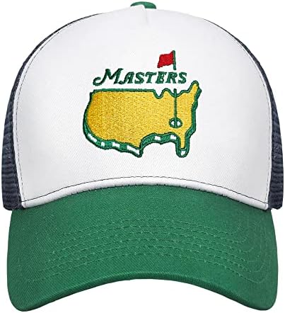 תואר שני כובע ירוק רקום כובע גולף לגברים נשים כובע בייסבול